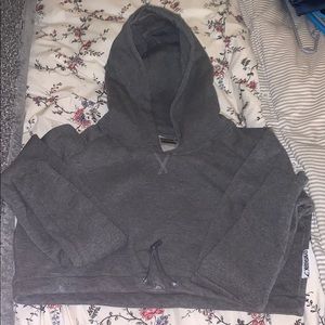 Grey gym shark hoodie